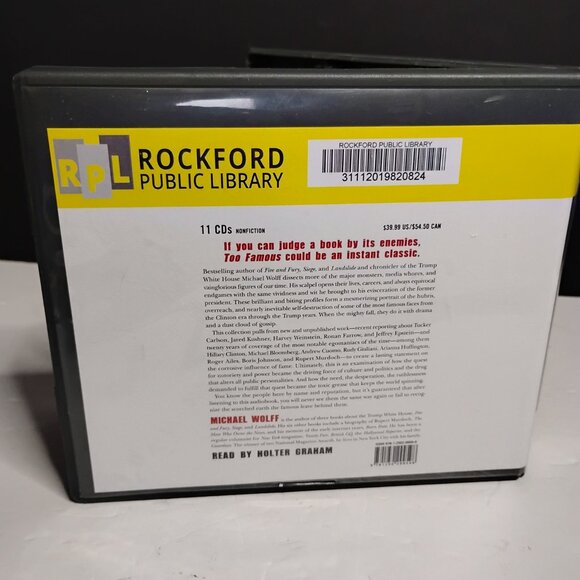 Too Famous: The Rich, the Powerful, the Wishful, the Notorious, the Damned Audio - Picture 4 of 6
